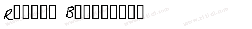 Rachel Brown字体转换